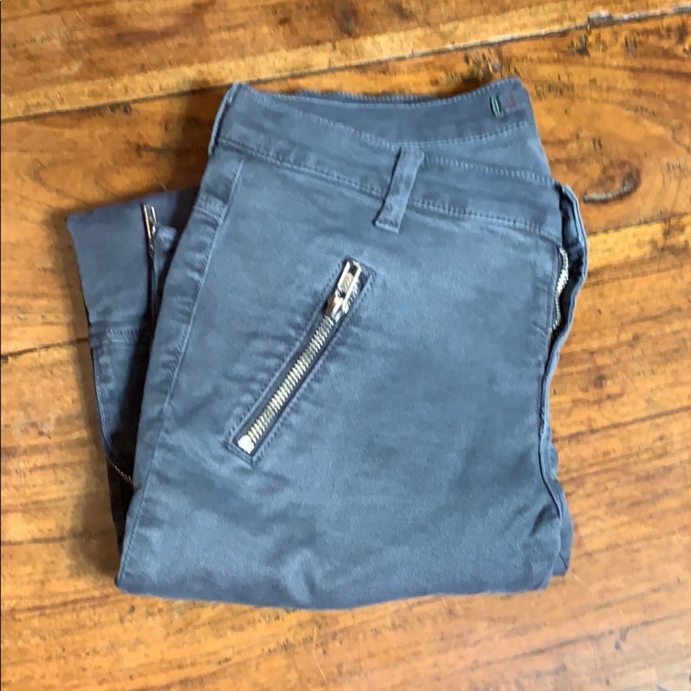 J Brand Jeans gray zippers 26